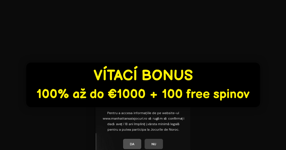 Manhattan Casino - Najlepšie Online Automaty & Bonusmi v EUR